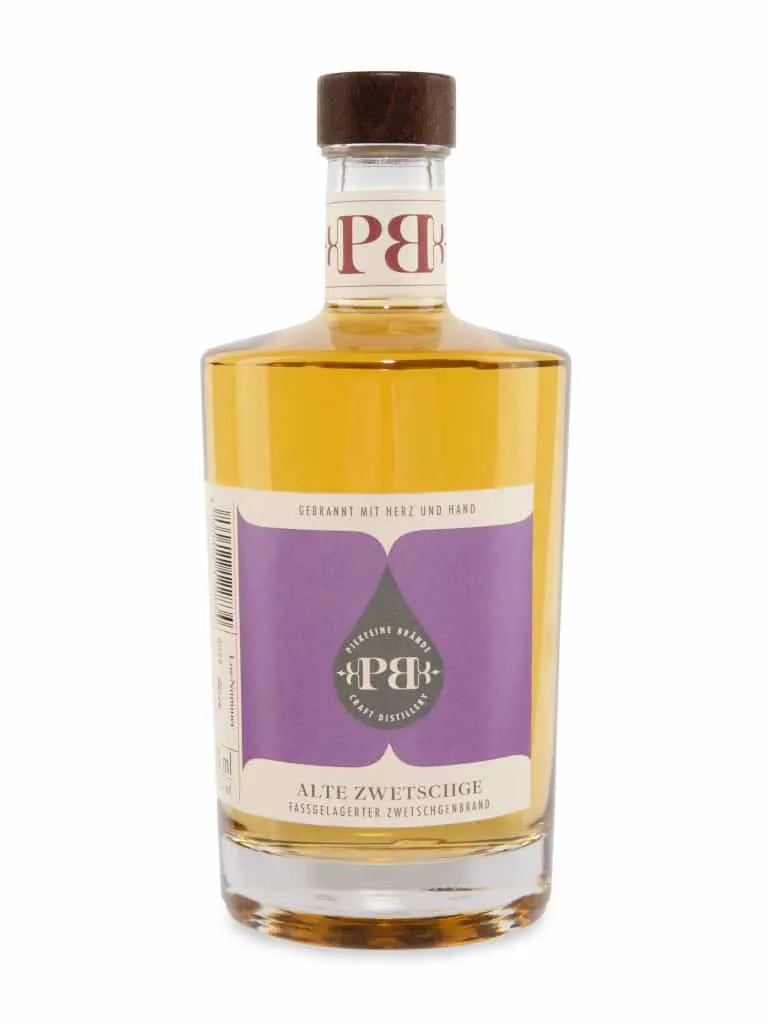 Piekfeine Brände Alter Zwetschgenbrand aus dem Fass (350 ml)